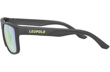 Image of Leupold Katmai Sunglasses, Matte Black Frame, Square Emerald Mirror Lens, Polarized, Narrow-Regular, 179099