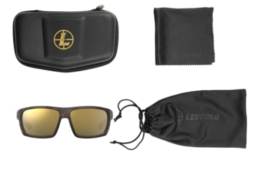 Image of Leupold Payload Performance Eyewear, Matte Tortoise Frame, Bronze Mirror Lens, Universal, 181273