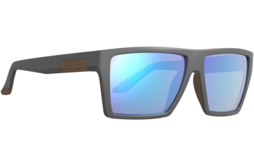 Image of Leupold Refuge Performance Eyewear, Matte Grey Frame, Blue Mirror Lens, Universal, 181279