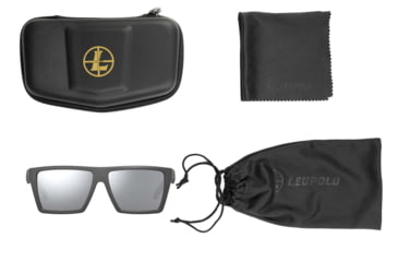 Image of Leupold Refuge Performance Eyewear, Matte Black Frame, Shadow Gray Flash Lens, Universal, 181276