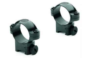 Image of Leupold RM Rimfire No Tap Rings, 13mm, 0.84in Height, 1in Tube, Glossy Black, Medium, 49947