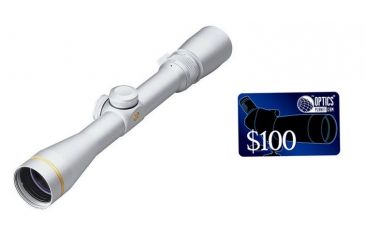 Image of Leupold VX-3 2.5-8x36mm Rifle Scope Silver and Duplex Reticle, FREE 100 OpticsPlanet E-Gift Certificate