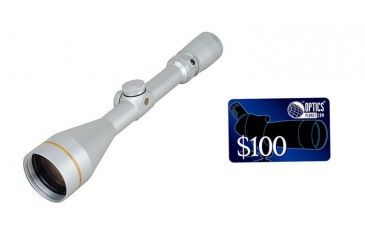 Image of Leupold VX-3 6.5-20x50 Long Range Target Rifle Scope Silver w/ Fine Duplex Reticle, FREE 100 OpticsPlanet E-Gift Certificate