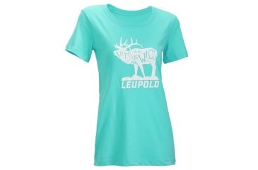 Image of Leupold W's SS LOVE Scoop neck Tee, Teal, Small, 172587
