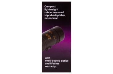 Image of Levenhuk Atom 10-30x30 Monocular, Black, Small, 74096