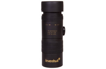 Image of Levenhuk Atom 10-30x30 Monocular, Black, Small, 74096