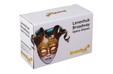 Image of Levenhuk Broadway 325F Opera Glasses, Red