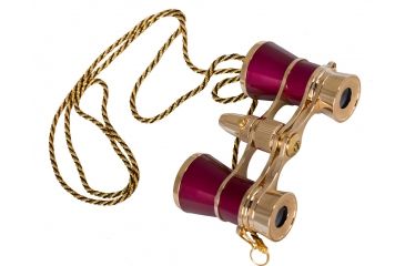 Image of Levenhuk Broadway 325F Opera Glasses, Red