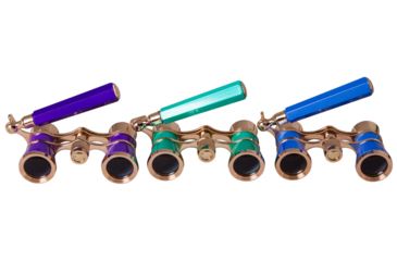 Image of Levenhuk Broadway 325L Lorgnette Opera Glasses, Amethyst, Small, NSN N, 70873