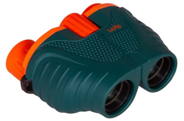 Image of Levenhuk LabZZ B6 Binoculars, Green/Orange, Small, 74099