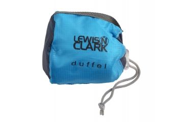 Image of Lewis N Clark ElectroLight Lightweight Duffel Bag,5x17x9in,Bright Blue/Charcoal 1103BLU