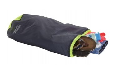 Image of Lewis N Clark ElectroLight Stuff Sack, 9x20in,Charcoal/Neon Lemon 1109CNEO