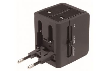 Image of Lewis N Clark Global Adapter with USB Charger EK150