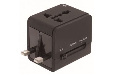 Image of Lewis N Clark Global Adapter with USB Charger EK150
