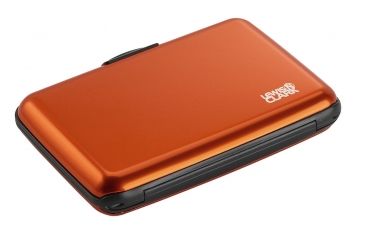 Image of Lewis N Clark RFID Aluminum Wallet, Orange 1201ONG