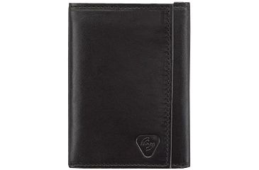 Image of Lewis N Clark RFID Leather Tri-fold Wallet, Black 930BLK