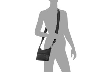 Image of Lewis N. Clark Secura Classic Anti-Theft Slim Crossbody, Black, One Size, 3021BLK