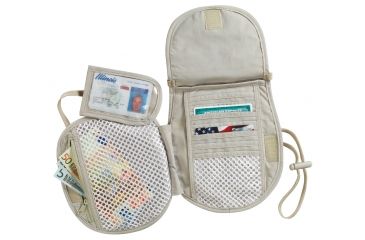 Image of Lewis N Clark Sidecar Neck Stash, Tan 1253