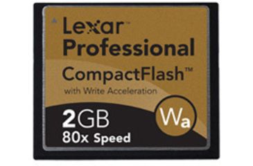 Image of Lexar 2 GB 80x Professional CompactFlash Memory Card CF2GB80380