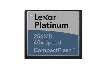 Image of Lexar 256MB 40X Write Acceleration High Speed CompactFlash Memory CF Card - CF25640278