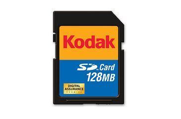 Image of Lexar Kodak 128 MB Secure Digital SD Memory Card KPSD128SCS