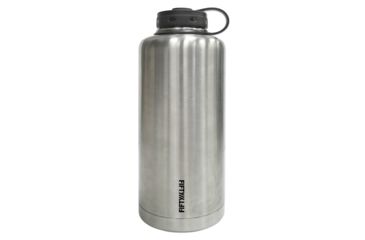 Image of Lifeline Double-Wall Vacuum-Insulated 64 oz Growler - Barrel Style-Stainless