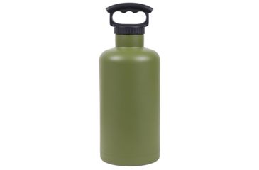 Image of Lifeline Double-Wall Vacuum-Insulated 64 oz Growler - Tank Style-Olive Green