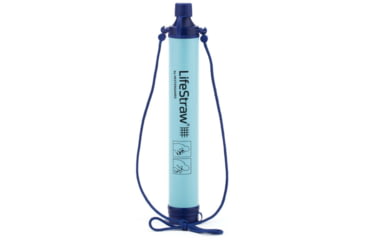 Image of LifeStraw Personal Water Filter Straw, Dusty Mountain Blue, LSPHF038
