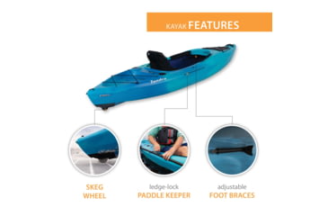Image of Lifetime Products Tundra 100 Sit-Inside Kayak
