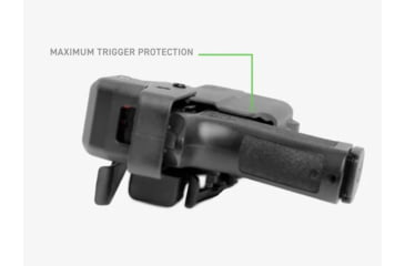 Image of Alien Gear Holsters Rapid Force Compact Light Mid Ride Belt Slide Holster w/ Bag Packaging, Sig P320 Full Size 9mm/.40 cal/Compact/Carry 9mm/.40cal/M17/M18/XFull/Xcarry, Right Hand, Matte Black, RCL-M-0691-BK-RH-B