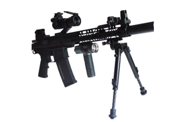 Image of Lion Gears Scout-Pod 7in-9in Tactical Button-Lock 3-Position Folding Bi-pods, with Integrated Picatinny/Weaver Mounting Deck, LG-SP-3D06