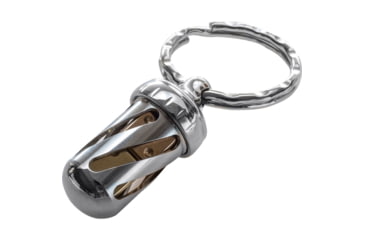 Image of Lionsteel Acorn Dice Set of 2 Brass with Brass Construction, .38in X .38in, Comes In Acorn Sized SS Key Chain Container, Brass Construction, DD OT