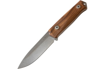 Image of Lionsteel B41 Bushcraft Santos Wood Knife, 4.13 stonewash finish Sleipner tool steel blade, Santos wood handle, B41 ST