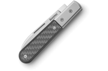 Image of Lionsteel Barlow Roundhead Folding Knife, 3in, M390 Stainless, Satin Finish, Roundhead Blade, Carbon Fiber Handle, CK0111 CF