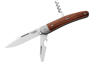 Image of Lionsteel Jack Linerlock Santos Wood Knife, with screwdriver blade and corkscrew, JK3 ST