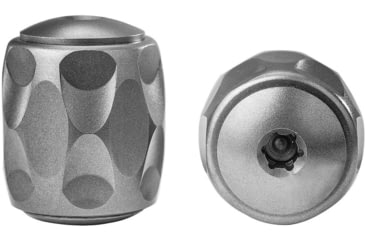 Image of Lionsteel TiP Tiium, .47in X .55in, The Pearl Bead And Locking System Are For A 5/32 Lanyard 4 Mm, Gray, Titanium Construction, TIP GY