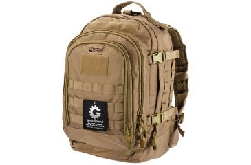 Image of Loaded Gear GX-500 Crossover Utility Backpack, Padded Laptop Sleeve, Side Compression Straps, Dark Earth, 7.08 x 10 x 17.72 In BI12614