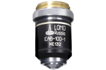 Image of LOMO Objective, Achromat, 100x, 1.25 N.A., Oil Immersion, RMS