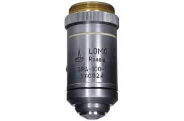 Image of LOMO Objective, Q-Plan Achromat, 100x, 1.25 N.A., Oil Immersion, DIN