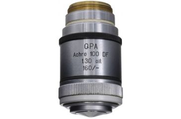 Image of LOMO Objective, Q-Plan Achromat, 100x, 1.30 N.A., Oil Immersion, Iris, DIN