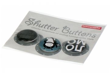 Image of Lomography Button Set 3 b/w smile 453