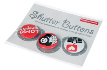 Image of Lomography Button Set 6 red 456