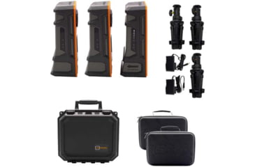 Image of Longshot by Target Vision LR-3 w/ 1 Extra Camera w/ 2 Bulletproof Warranties, Black/Orange/Grey, TV-CF103-2-W