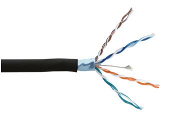 Image of Lorex 100FT CAT-6 Outdoor Extension Cable, Black, 100ft, CBL100C6RXU