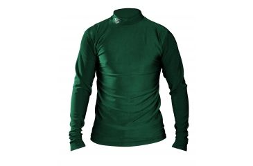 Image of Louisville Slugger Adult Slugger Cold Weather Thermal Tech Long Sleeve Shirt,Dark Green,2XL LS1535-AXXL-DK