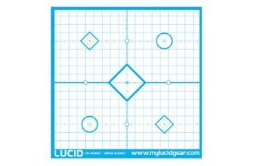 Image of Precision Sight In Target 20/Pack, Cyan, 18inX18in