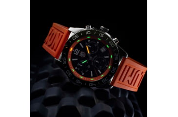 Image of Luminox Pacific Diver Chronograph 3140 Series, Black/Orange, 44mm, XS.3149