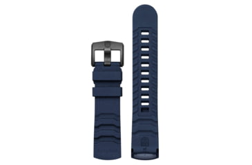 Image of Luminox Watches Integrated Rubber Watch Strap, 24 mm, Blue, integrated-rubber-watch-strap-24-mm-blue
