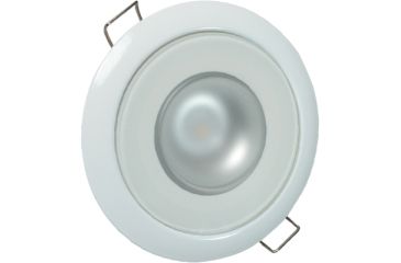 Image of Lumitec Mirage 380 Lumens LED Flush Mount Down Light w/ White Housing, Spectrum RGBW, 113127