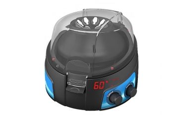 Image of LW Scientific Digital ZipSpin Mini Centrifuge 6000 RPM with 8 x 1.5/2ml Rotor &amp; PCR Strip, BLACK ZPC-08AD-0203